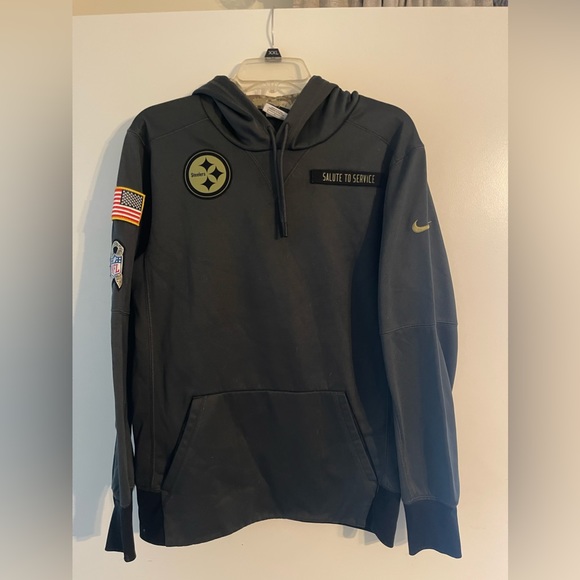 On Field Salute to Service Steelers Hoodie - Picture 1 of 3